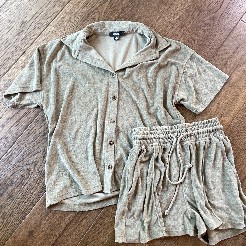 Misguided Green Coverup Set